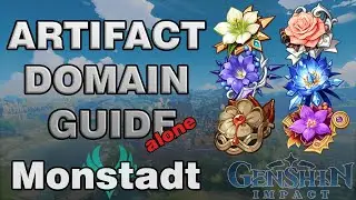 Genshin Impact - Artifact Domain Guide (alone) Monstadt