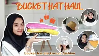 SHOPEE HAUL BUCKET HAT KEKINIAN KOREAN STYLE | Itsmita