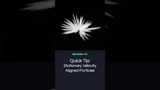 🤯 Unreal Engine VFX Pro Tip! Creating Stationary Velocity-Aligned Particles 