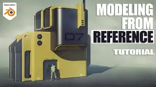 Modeling from REFERENCE - Blender Hard Surface Tutorial