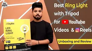 Best and Affordable LED Ring Light with Tripod Stand | Unboxing and Review #dktalks
