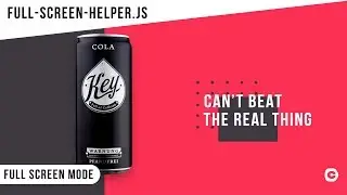 Full Screen Mode | Use full-screen-helper.js | CSS - JavaScript Tutorial