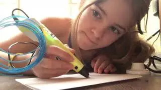 Пробуем писапть 3D ручкой! Посмотрите и не пожалеете!