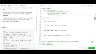 Implement Trie Prefix Tree - Leetcode 208 - Trie - Python