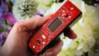"Sure Shot" is a Dna75c single 18650 stabwood hybrid Mod