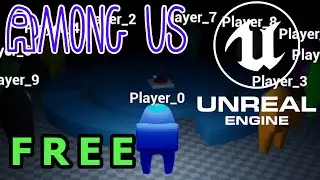 AmongUs 3D Showcase UE4 free asset