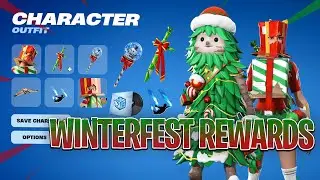 Fortnite Winterfest 2023 Rewards Showcased! (Free Skins)