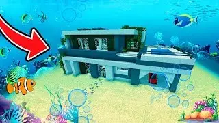 Minecraft : VISITEI UMA CASA NO FUNDO DO MAR !! Super Survival #16