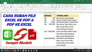 3 Cara Mengubah File Excel Menjadi PDF di MS Excel  Simpan file Excel sebagai PDF  Konversi Excel
