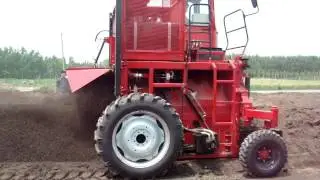 FULL HYDRAULIC DRIVEN SELF-PROPELLED COMPOST TURNER