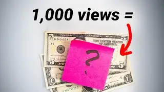 What You Earn on YouTube with 1k Views 2024 (Real Examples)