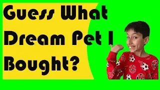 Guess What Dream Pet I Just Bought?