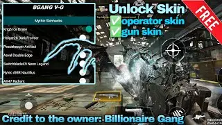 codm mod menu v1.8.40/no root/esp/aim/unlock skin/injector skin/tutorial/vn