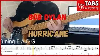 Bob Dylan - Hurricane (Cover Bass+tab)(Play Along)