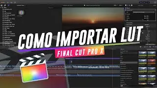 Como importar LUT no Final Cut Pro X - Português