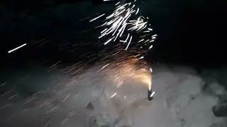 Тест пиротехники на Рождество 2022 !