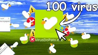 BAIXEI 100 VIRUS DO PATO (Meu PC pediu arrego...)
