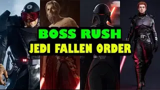 EPIC BOSS RUSH IN JEDI FALLEN ORDER | GRANDMASTER DIFFICULTY