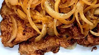 ТОНКОСТЬ ПРИГОТОВЛЕНИЯ НЕЖНОЙ ГОВЯЖЕЙ ПЕЧЕНИ!КАК ВКУСНО И ПРАВИЛЬНО ЖАРИТЬ ПЕЧЕНЬ С ЛУКОМ ЗА 5 МИНУТ
