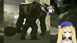 Dokibird first collossus fight (shadow of the colossus)