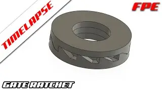 Ratcheting Gate Mk.III Design Process | Timelapse