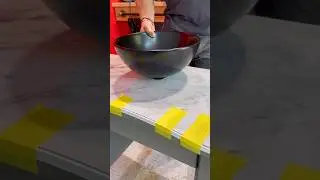 How to install a vessel sink. 