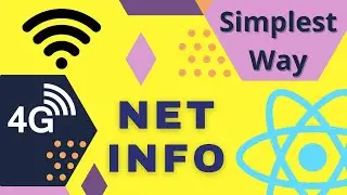 Simplest Way to Get Net Info in React Native  | Checking Wi-Fi and Mobile Data Connections