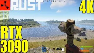 RUST RTX 3090 Fps Performance 4K Maxed Out! DLSS Comparison