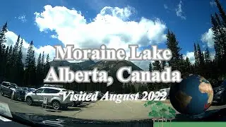 Moraine lake Alberta, National Park Canada- Instrumental Music Background - August 2022