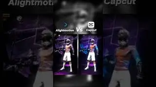 Alightmotion vs Capcut Edit🔥// Capcut editing tutorial, ff edit tutorial, lobby edit ff #shorts​