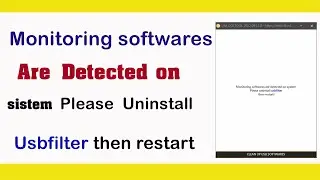 How To fix unlock tool Error  sistem please  Uninstall  usbfilter then restart