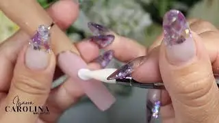 Flor con RELIEVE - Gel Sólido paso a paso
