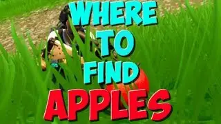HOW TO FIND APPLES IN FORTNITE || Locations of fortnite apples || Which trees to look for