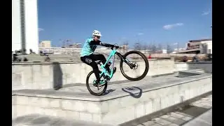 Street Trial on enduro mtb - Mikhail Sukhanov.