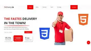 Landing Website Using HTML & CSS | Step-by-Step Tutorial