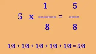 MULTIPLYING WHOLE NUMBER AND A FRACTION || LolitMTV