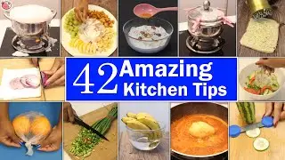 42 Amazing Kitchen Tips & Hacks  Useful Cleaning 
