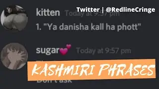 TELLING A BRITISH GIRL KASHMIRI PHRASES