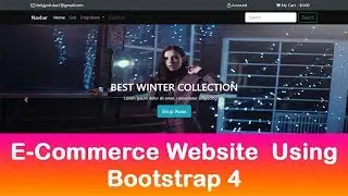 Bootstrap 4 website built from scratch in 1 hour - eCommerce website with Bootstrap 4