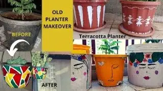 Planters DIY At Home || Warli art || Easy painting ||