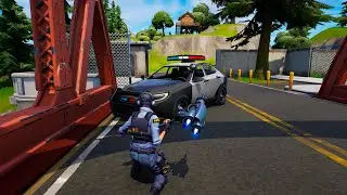 CONDUIRE une voiture de POLICE dans Fortnite ??