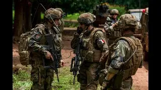 Обучение морской пехоты США и французских солдат во Франции