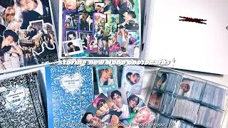storing new kpop photocards in my binders ✮ nct, le sserafim, seventeen, newjeans, the boyz & more !
