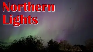 Aurora Borealis / Northern Lights from Erinsville Ontario May 10, 2024