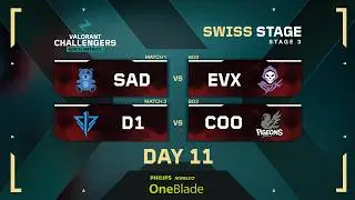SAD vs EVX | D1 vs COO | VALORANT Challengers NA | W4 D3 | Regular Phase | Stage 3