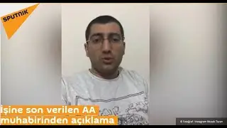 İşine son verilen AA muhabirin Musab Turan'dan açıklama