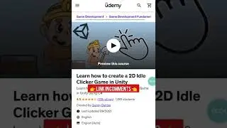 Learn how to create a 2D Idle Clicker Game in Unity