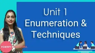 Unit 1 - Enumeration & techniques | Ethical Hacking and Digital Forensics | SEM 6 BE cyber security