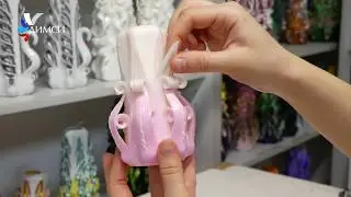 A gentle pink candle on Valentine's Day and a wedding from DIMSI candle shop