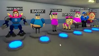 I BECOME EVERYONE IN BARRY'S PRISON RUN! Obby FULL GAME 